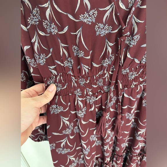 Roolee Maxi Tiered Long Sleeve Dress Size Small - Picture 6 of 8